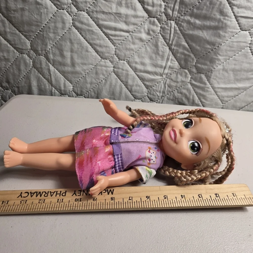 Disney Tollytots My First Princess Rapunzel 15" Doll Includes Purple Dress - Picture 5 of 7
